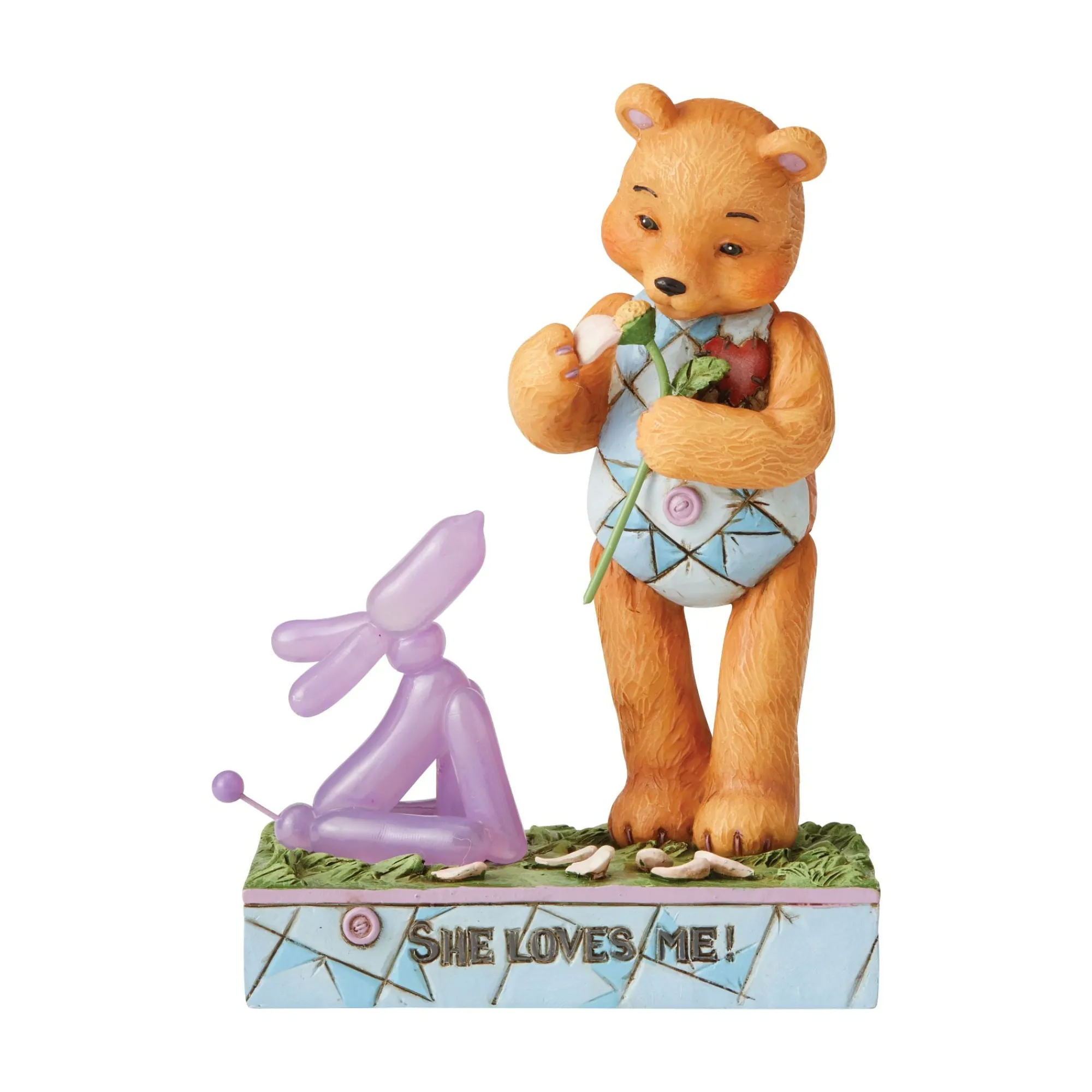 Enesco Gift Figurines | Button In Love Counting Petals