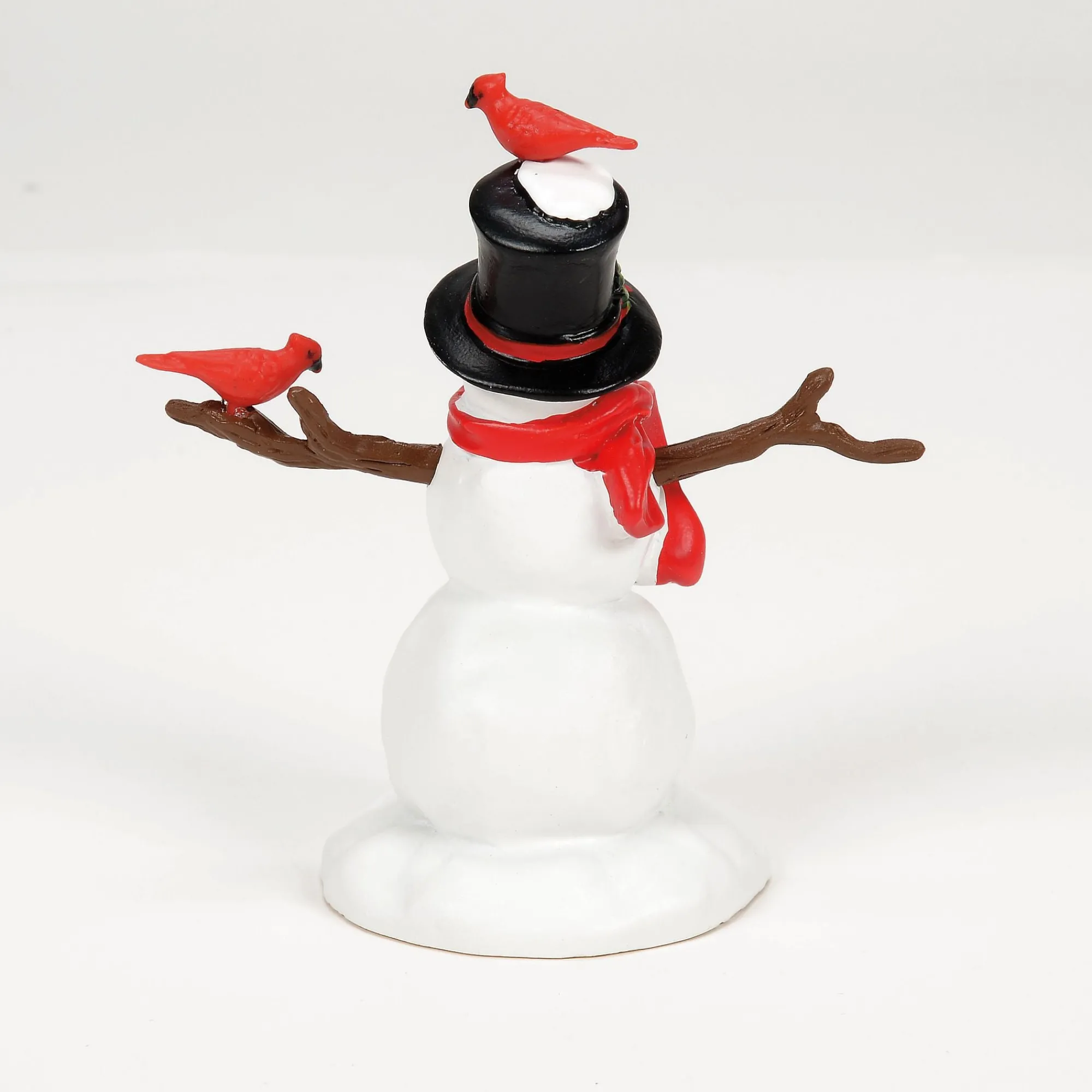 Department 56 Village Parts And Accessories | Cardinal Christmas Snowman