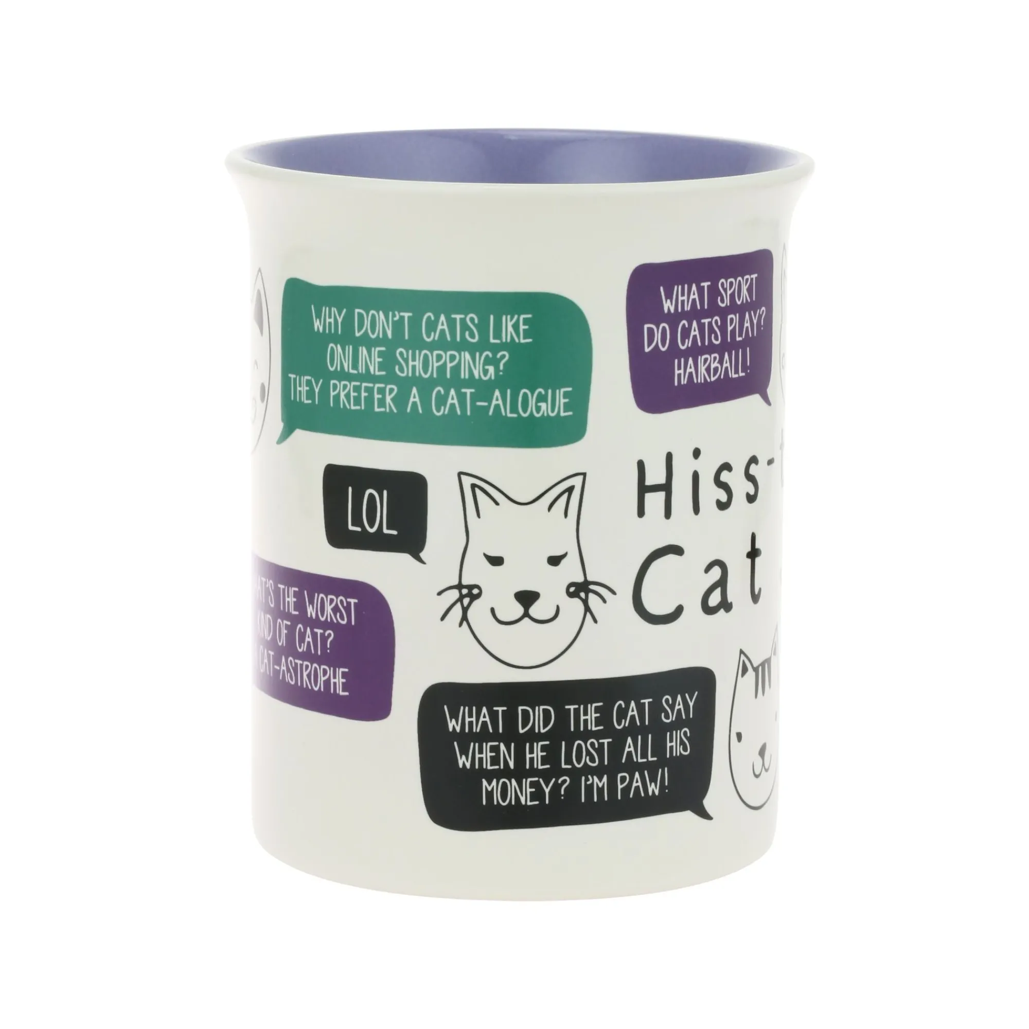 Enesco Gift Mugs | Drinkware | CAT JOKES MUG 16 OZ