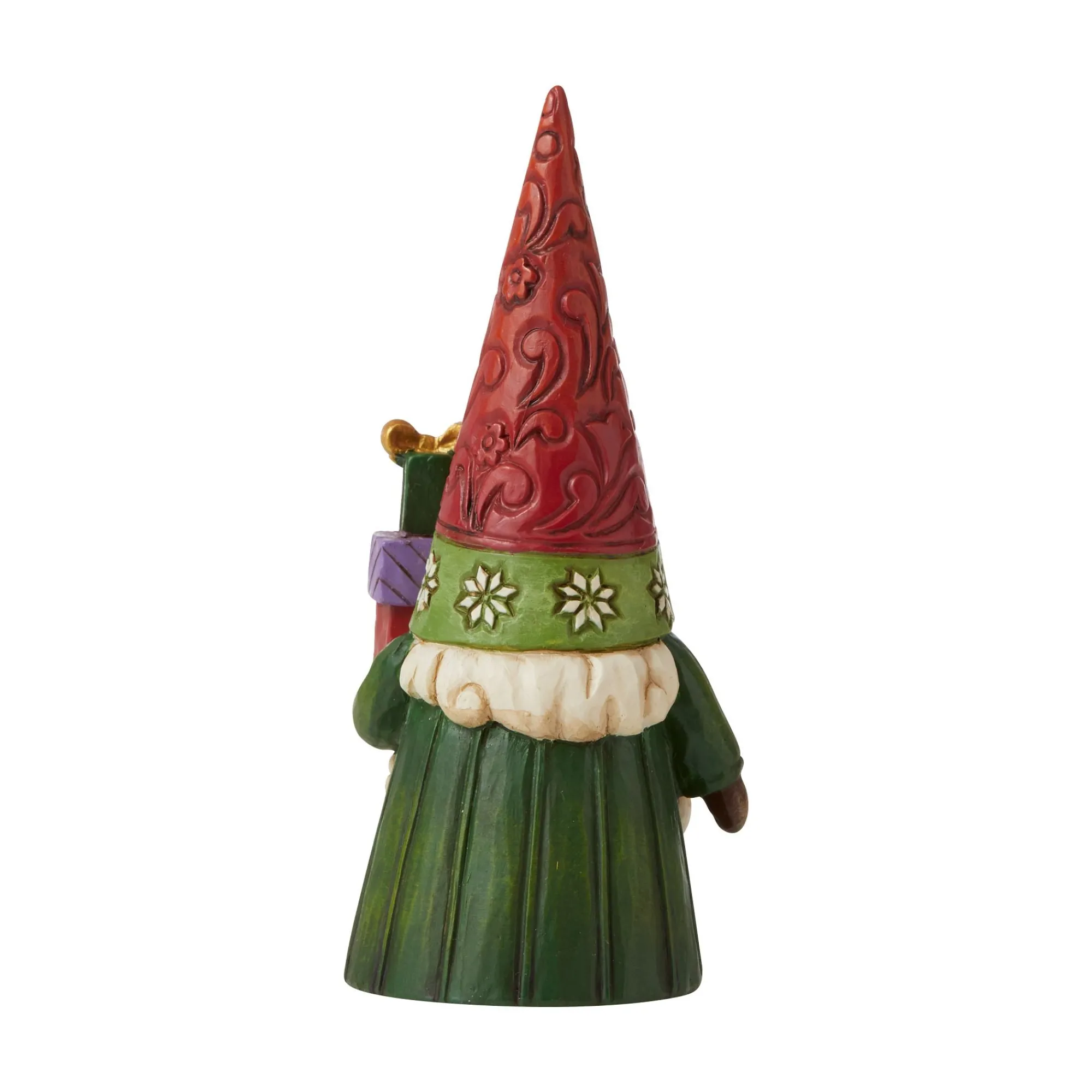 Enesco Gift Figurines | Christmas Gnome Holding Gifts