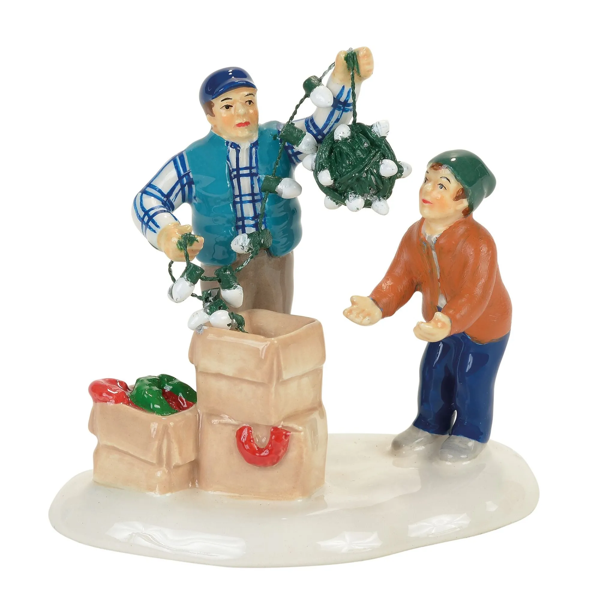Department 56 Village Parts And Accessories | Clark & Rusty Cont. Tradition