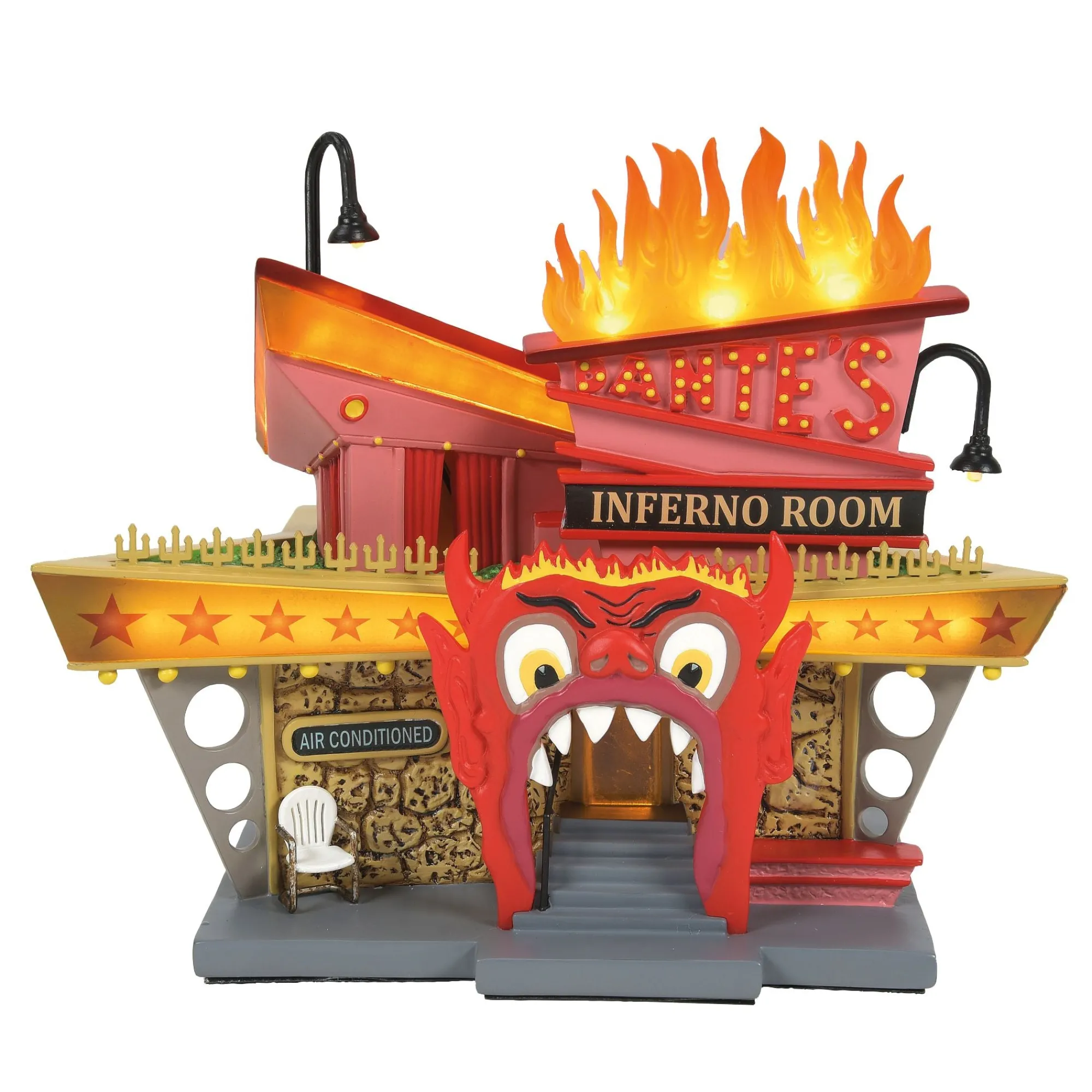Department 56 Village Lighted Buildings | Dante's Inferno Lounge