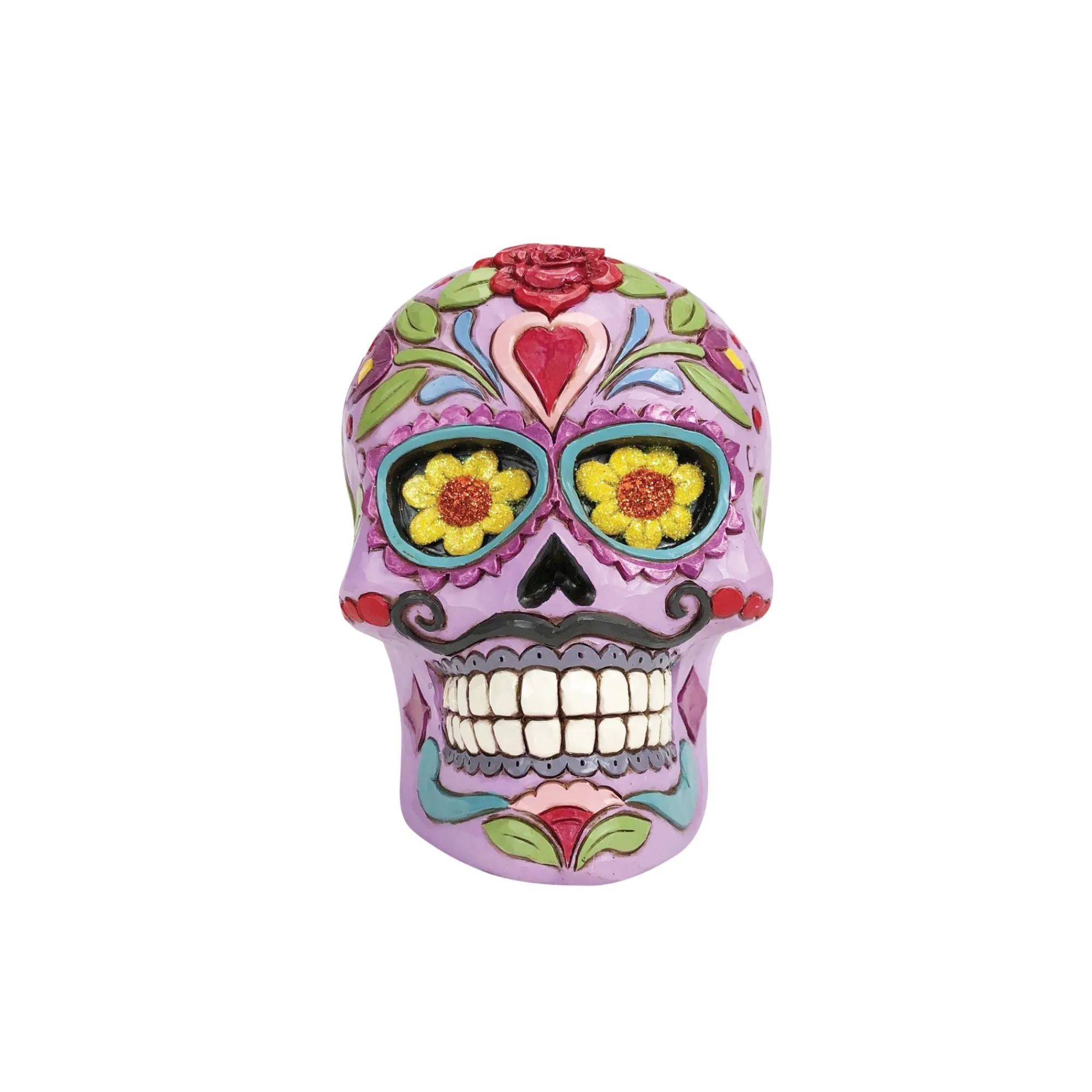 Enesco Gift Figurines | Day of the Dead Purple Skull