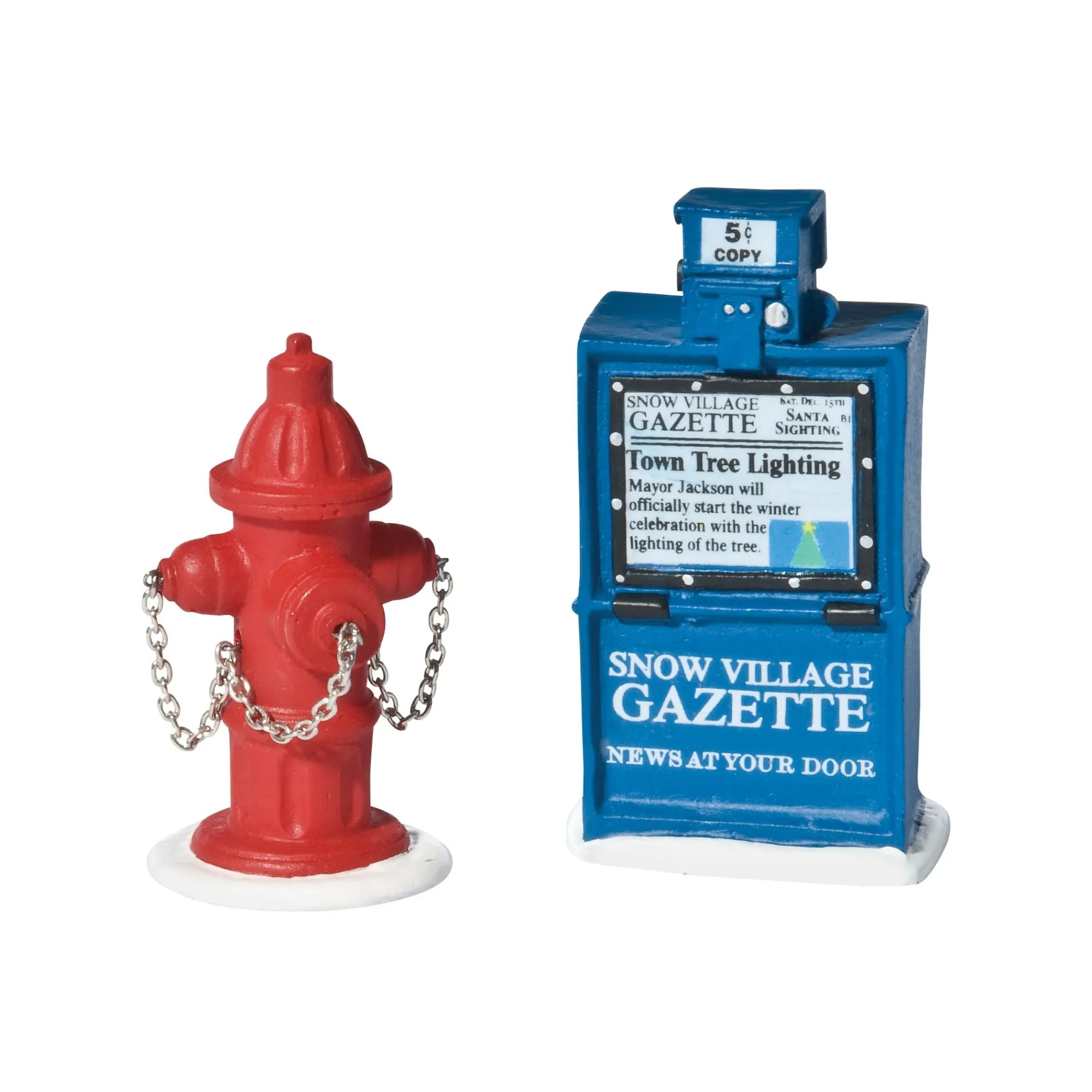 Department 56 Village Parts And Accessories | Fire Hydrant Paper Box