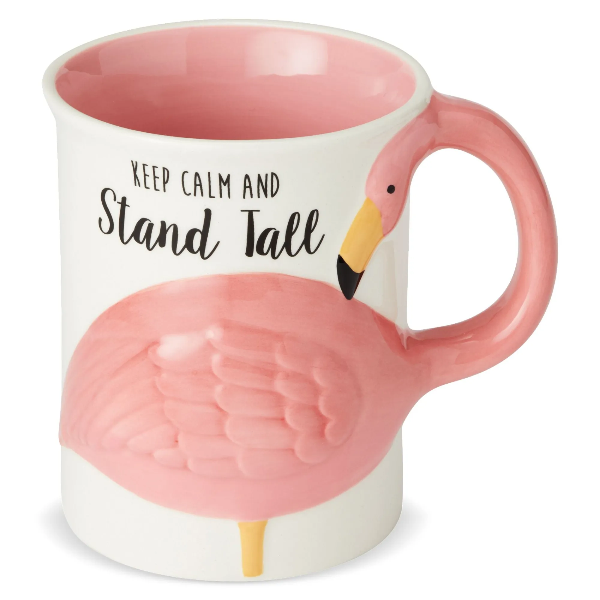 Enesco Gift Mugs | Drinkware | Flamingo Flock Sculpted Mug