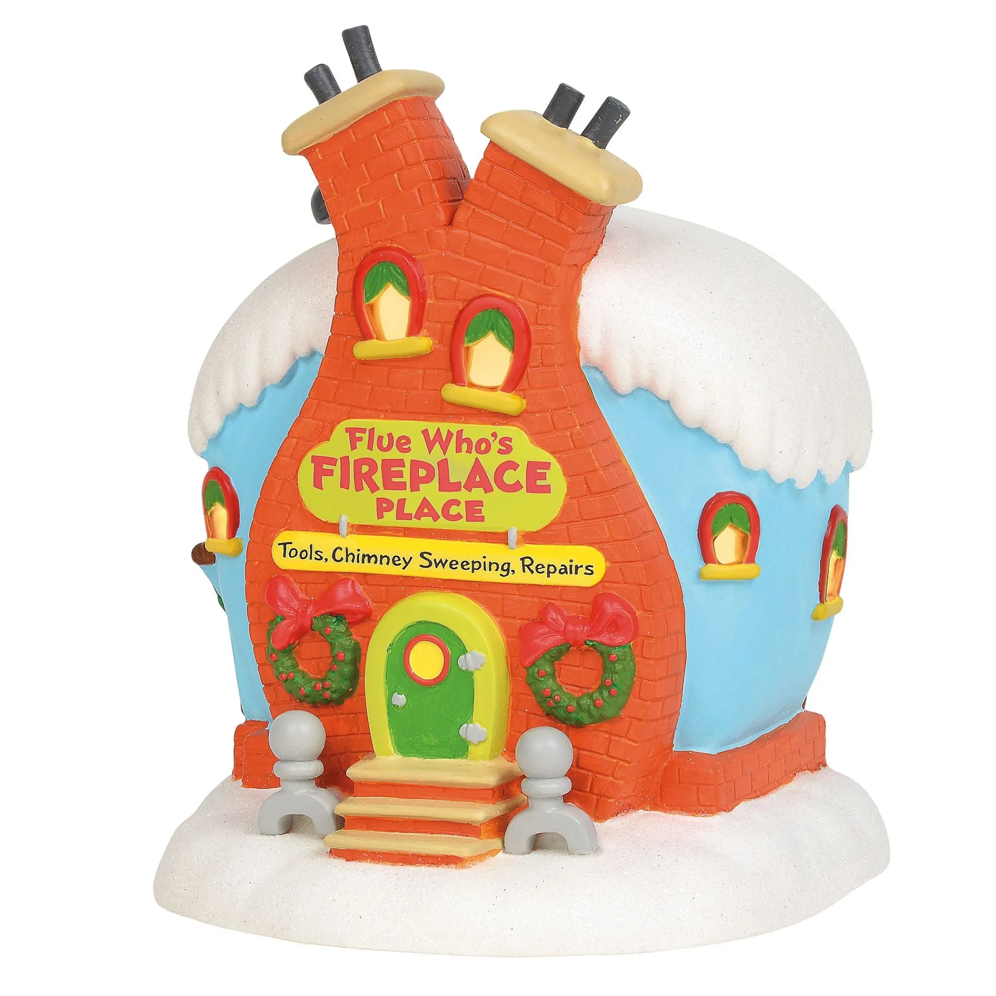 Department 56 Village Lighted Buildings | Flue Who's Fireplace Place