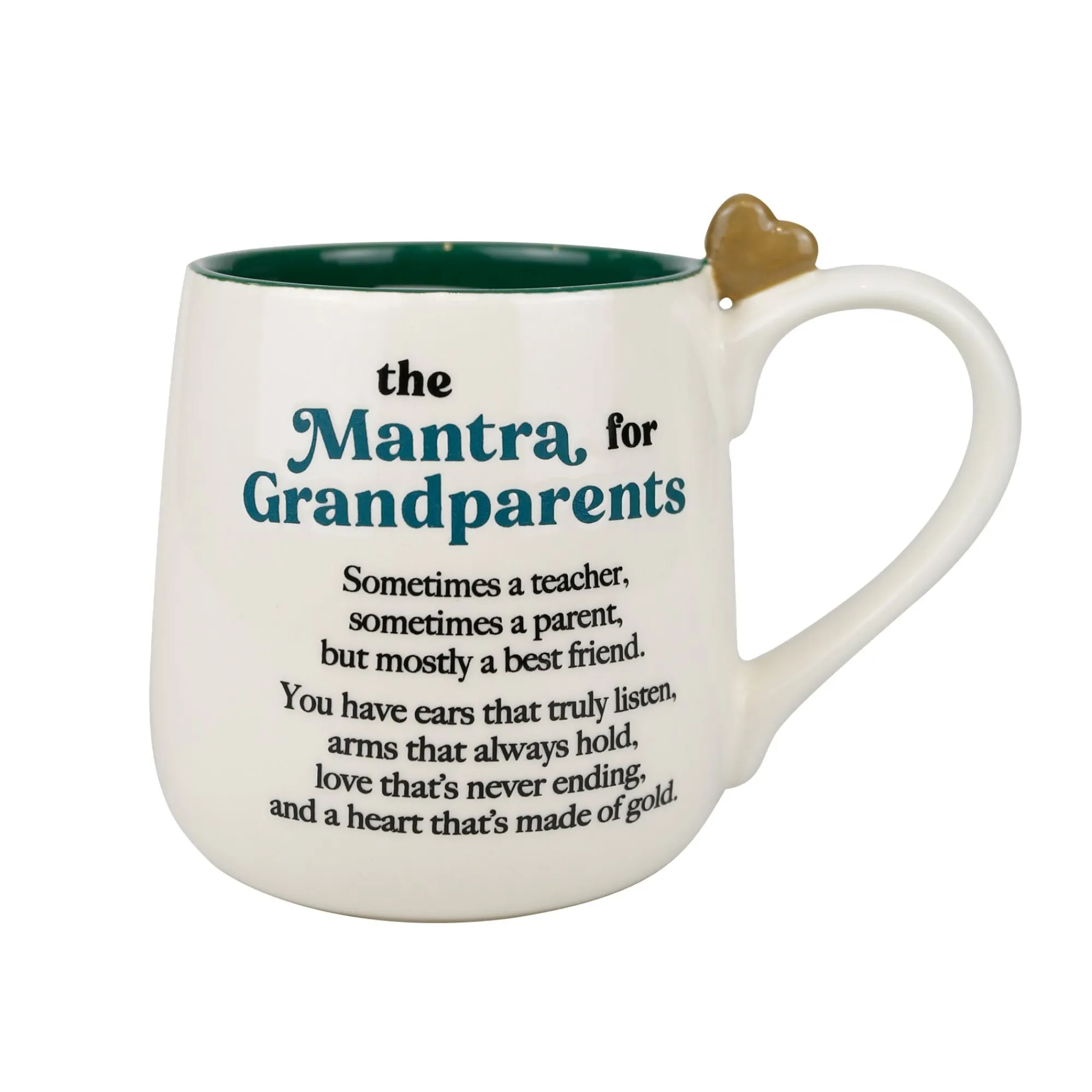 Enesco Gift Mugs | Drinkware | Grandparent Mantra Sculpt Mug