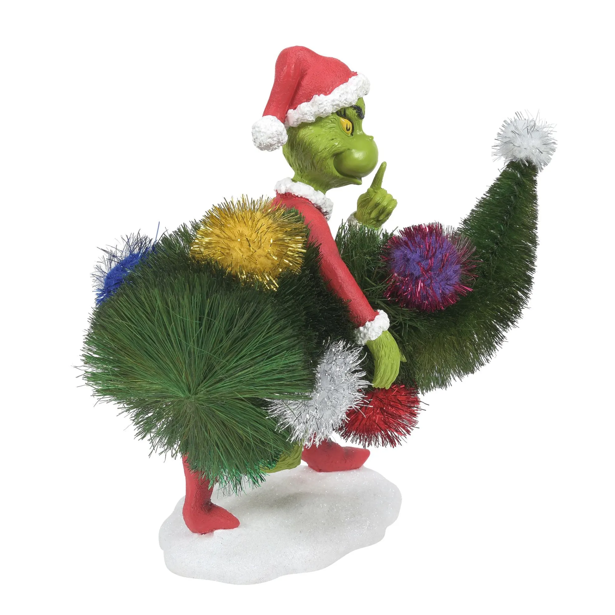 Department 56 Figurines | Grinch Stealing Tree Figurine