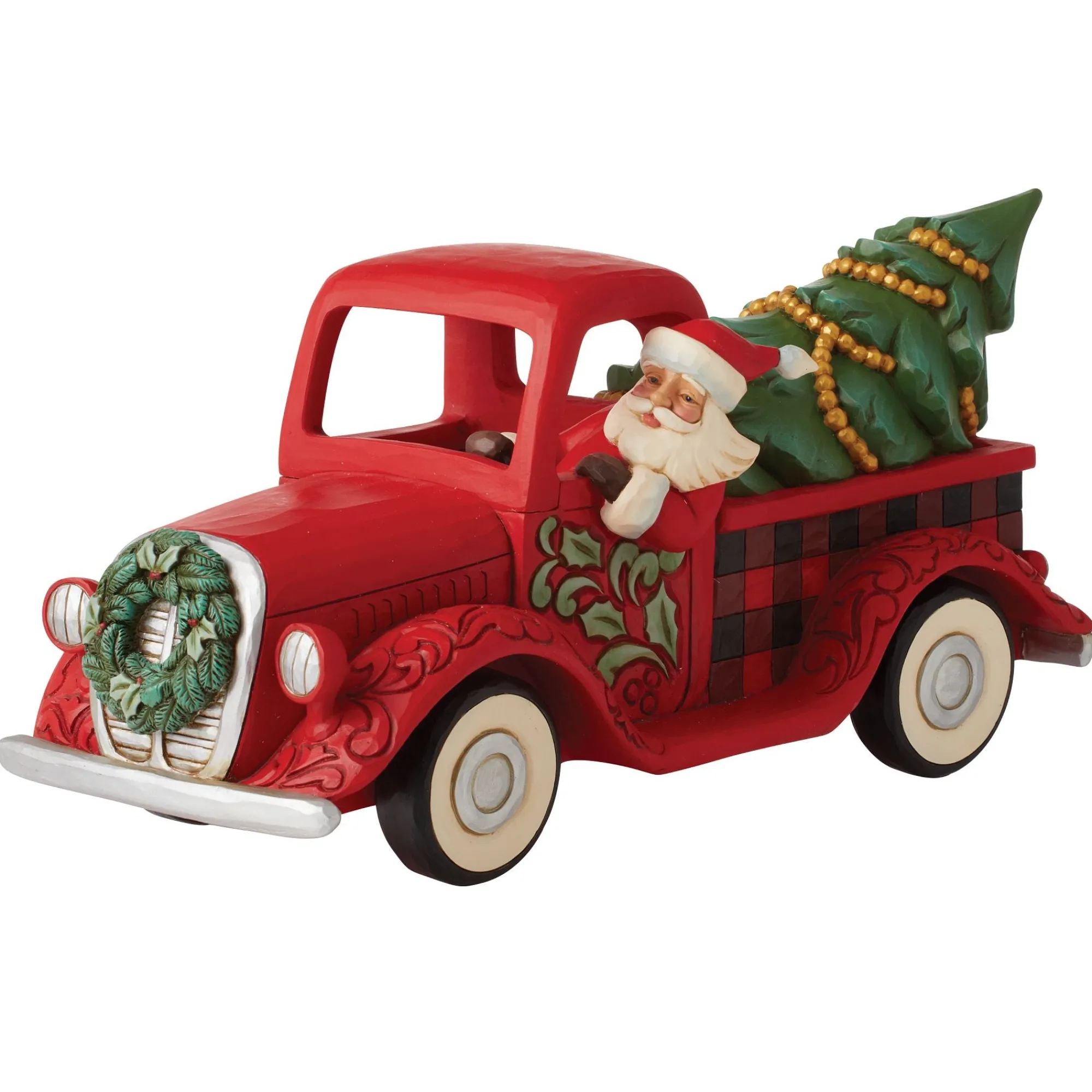 Enesco Gift Figurines | Santas | Highland Glen Santa Truck Fig