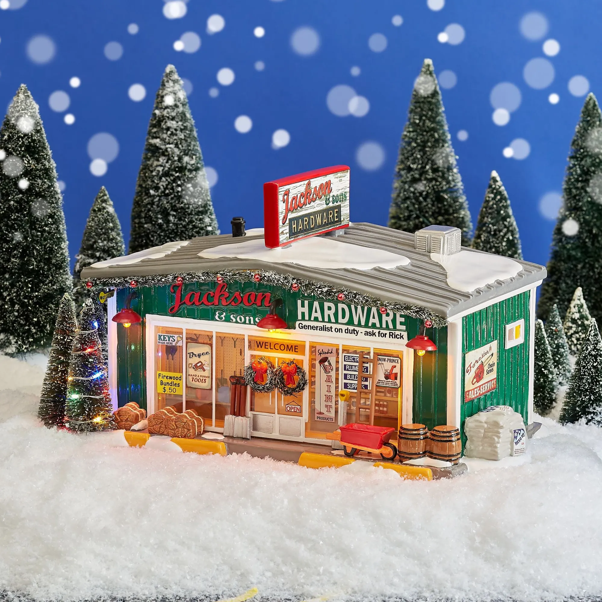 Department 56 Village Lighted Buildings | Jackson & Sons Hardware