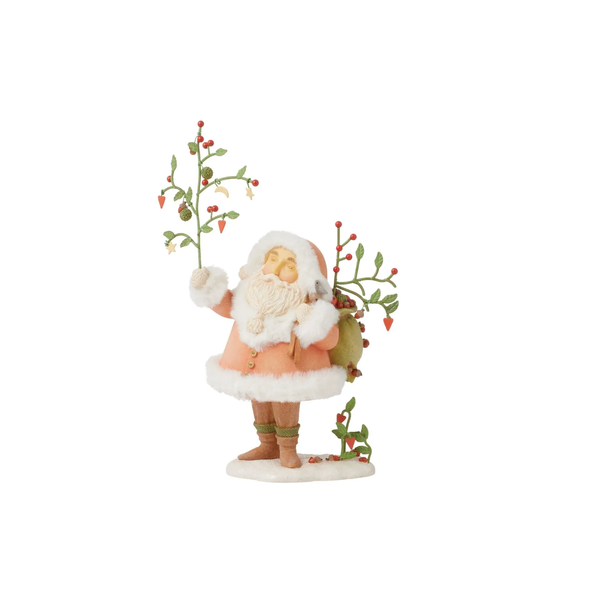 Enesco Gift Figurines | Santas | Karen Hahn's "Nature Santa"