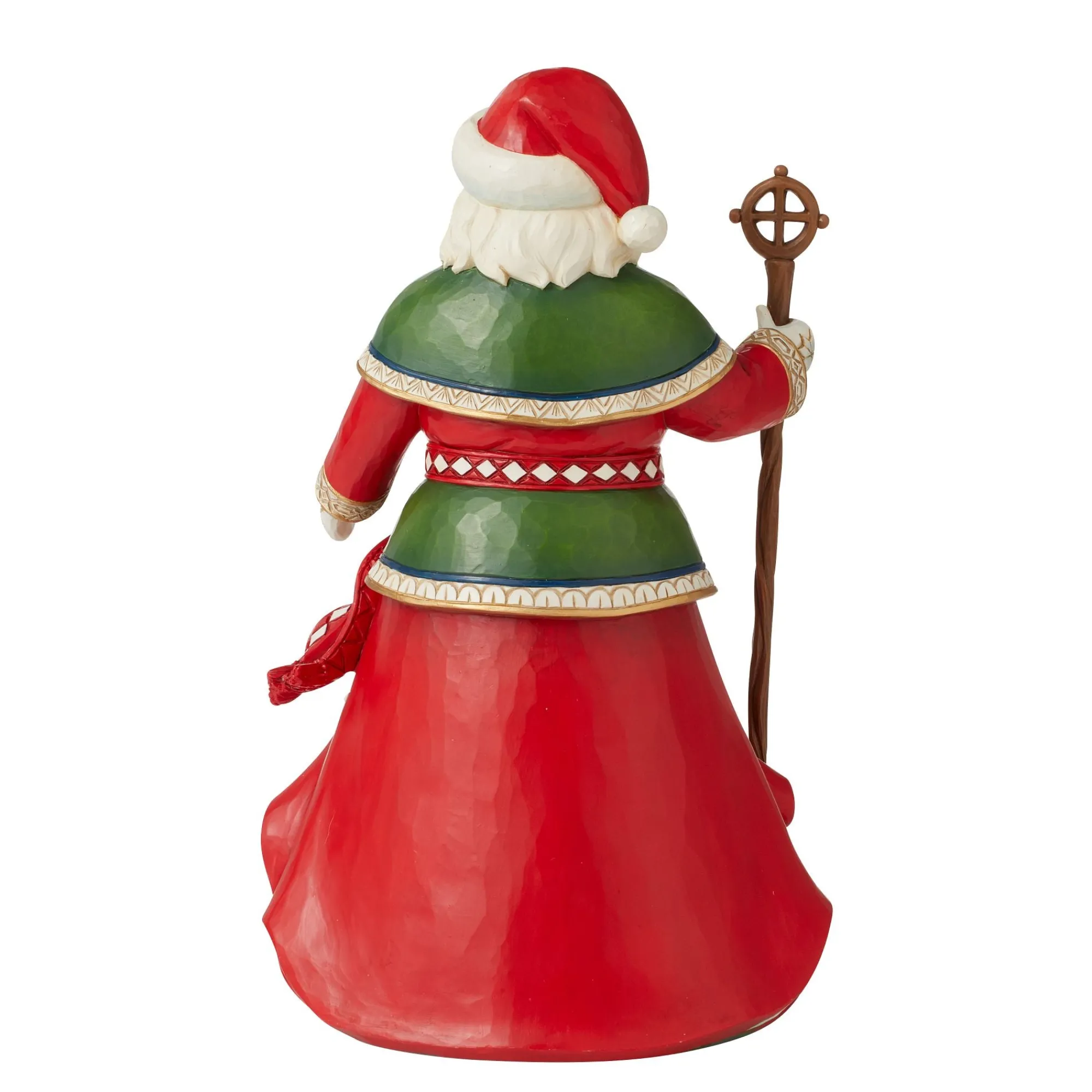 Enesco Gift Figurines | Santas | Lapland Santa with Staff