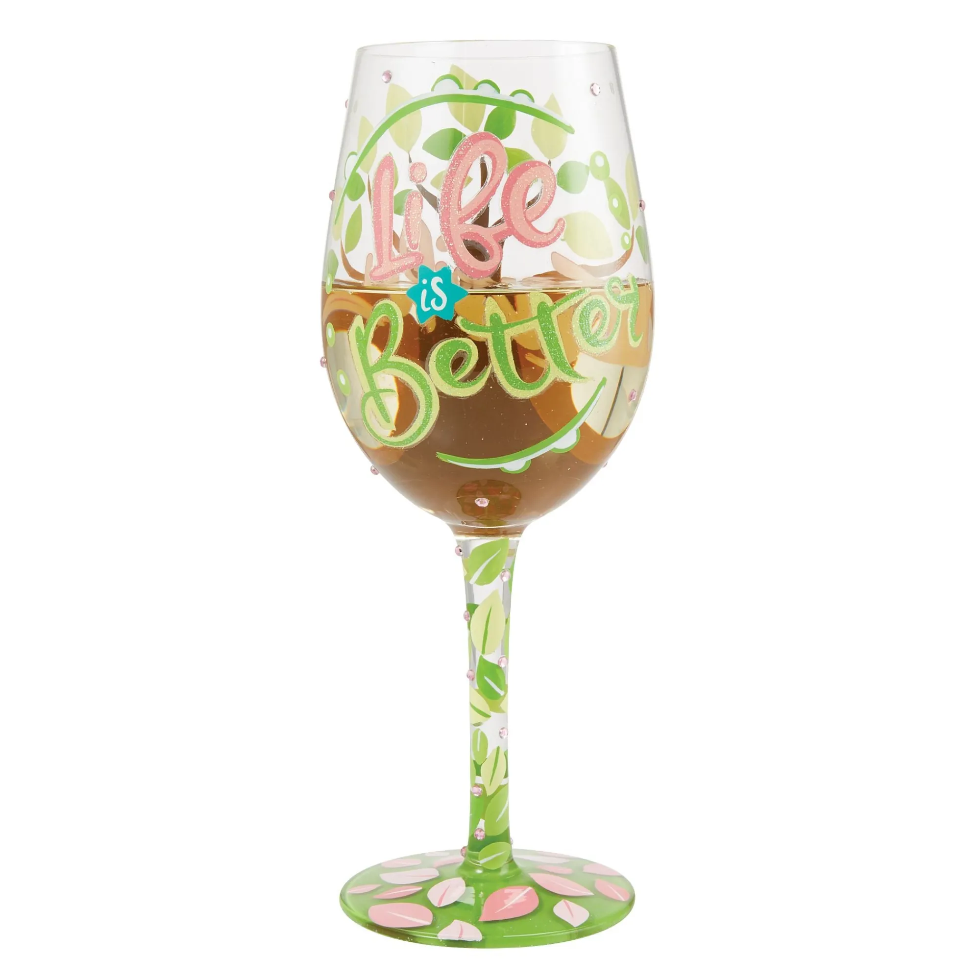 Enesco Gift Drinkware | Life With Family Wine Glass