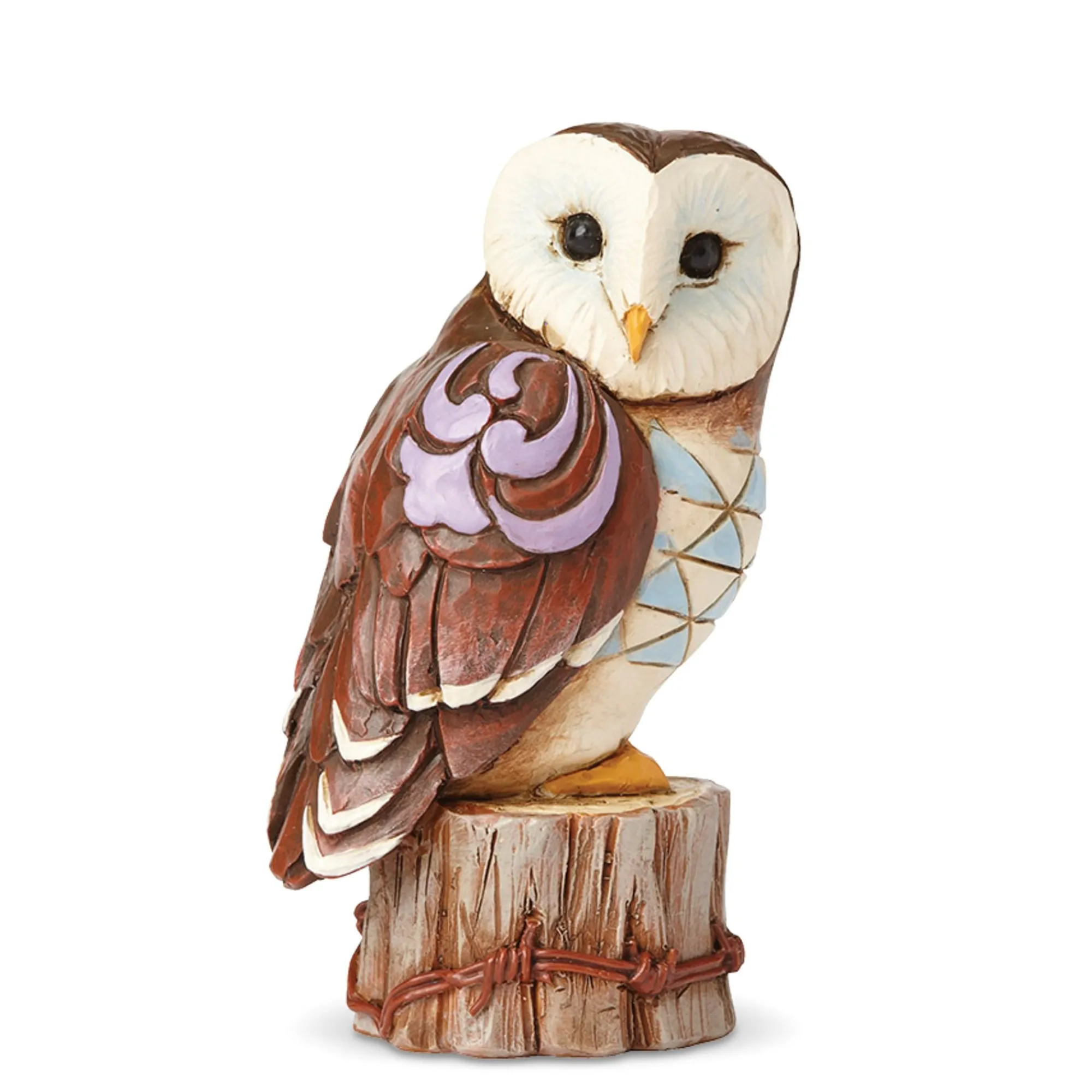 Enesco Gift Figurines | Mini Owl on Tree Stump