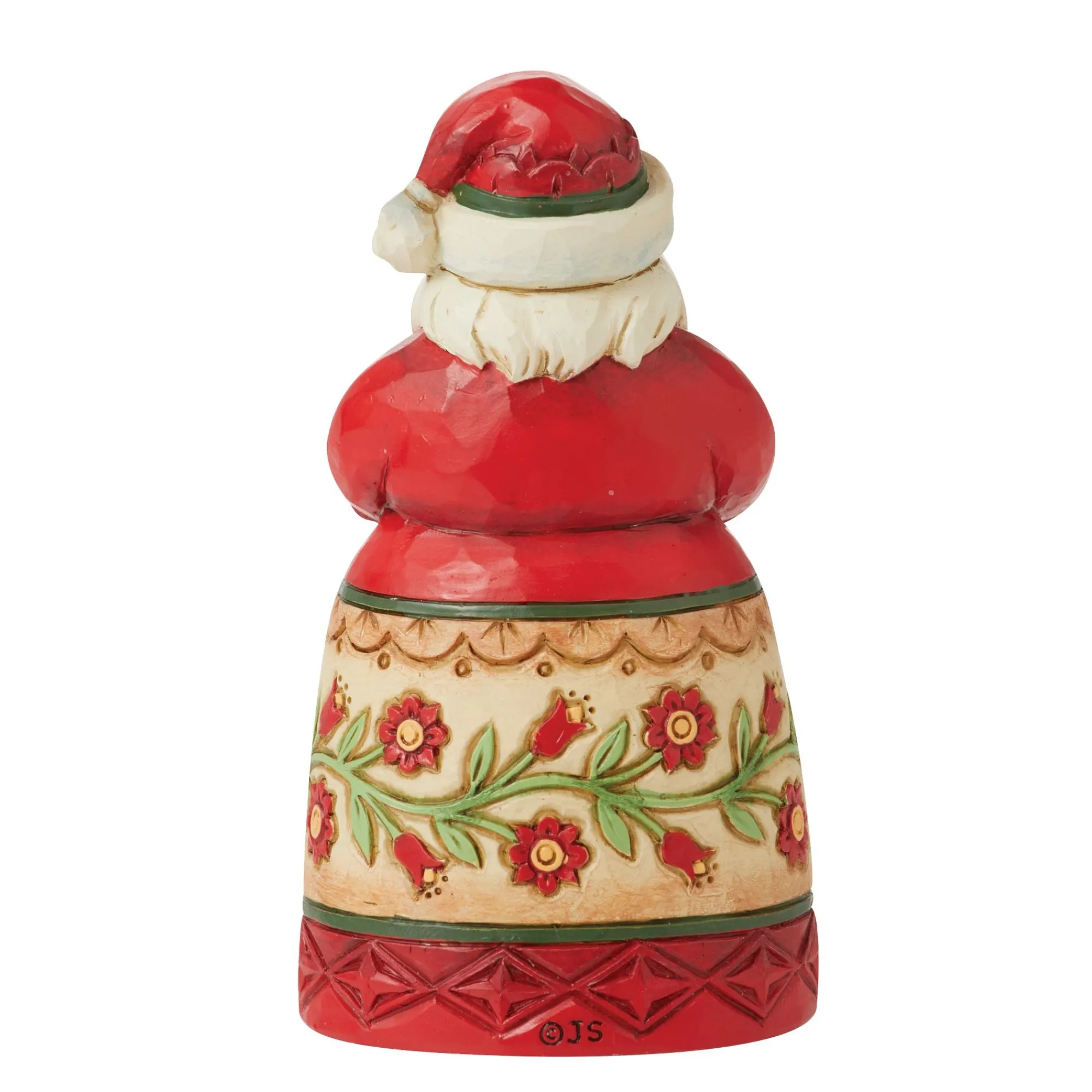 Enesco Gift Figurines | Santas | Mini Santa Holding Heart
