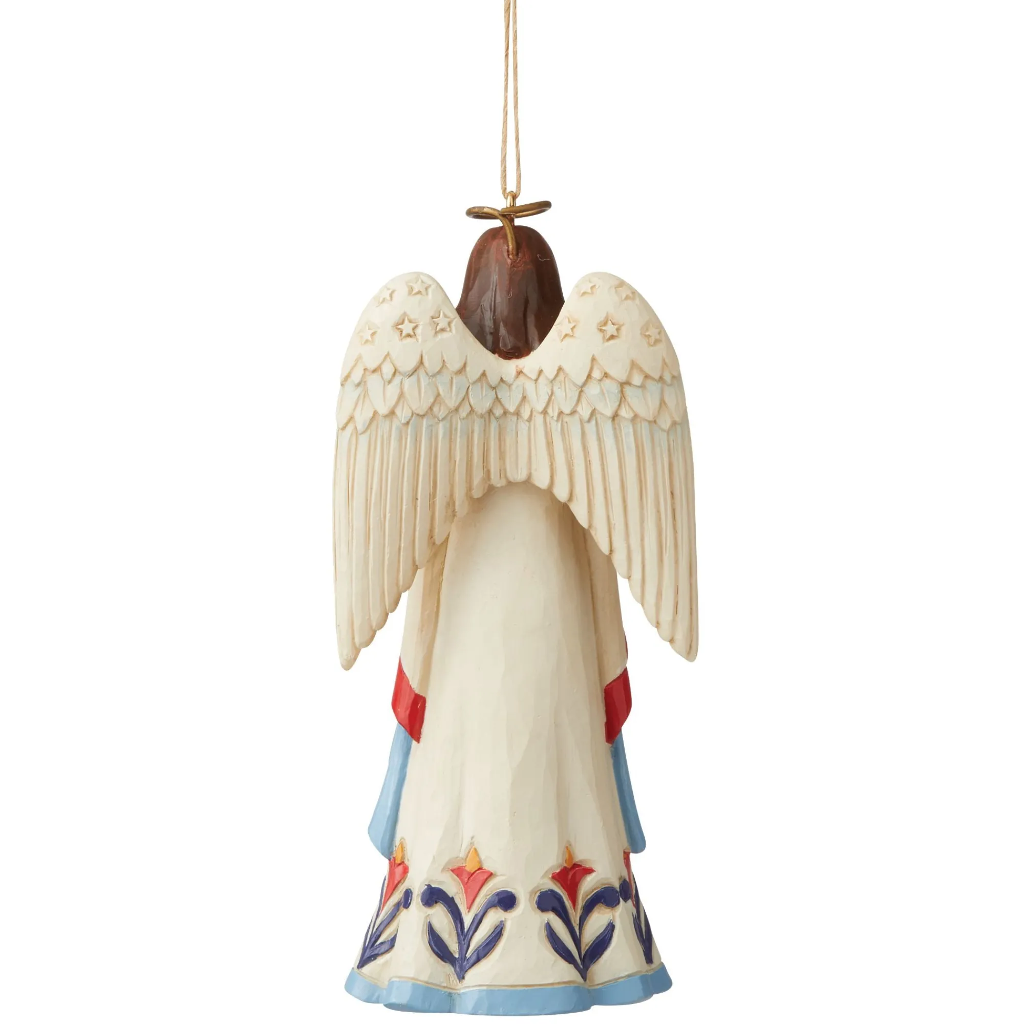Enesco Gift Ornaments | Religious | Patriotic Angel Folded FlagOrn