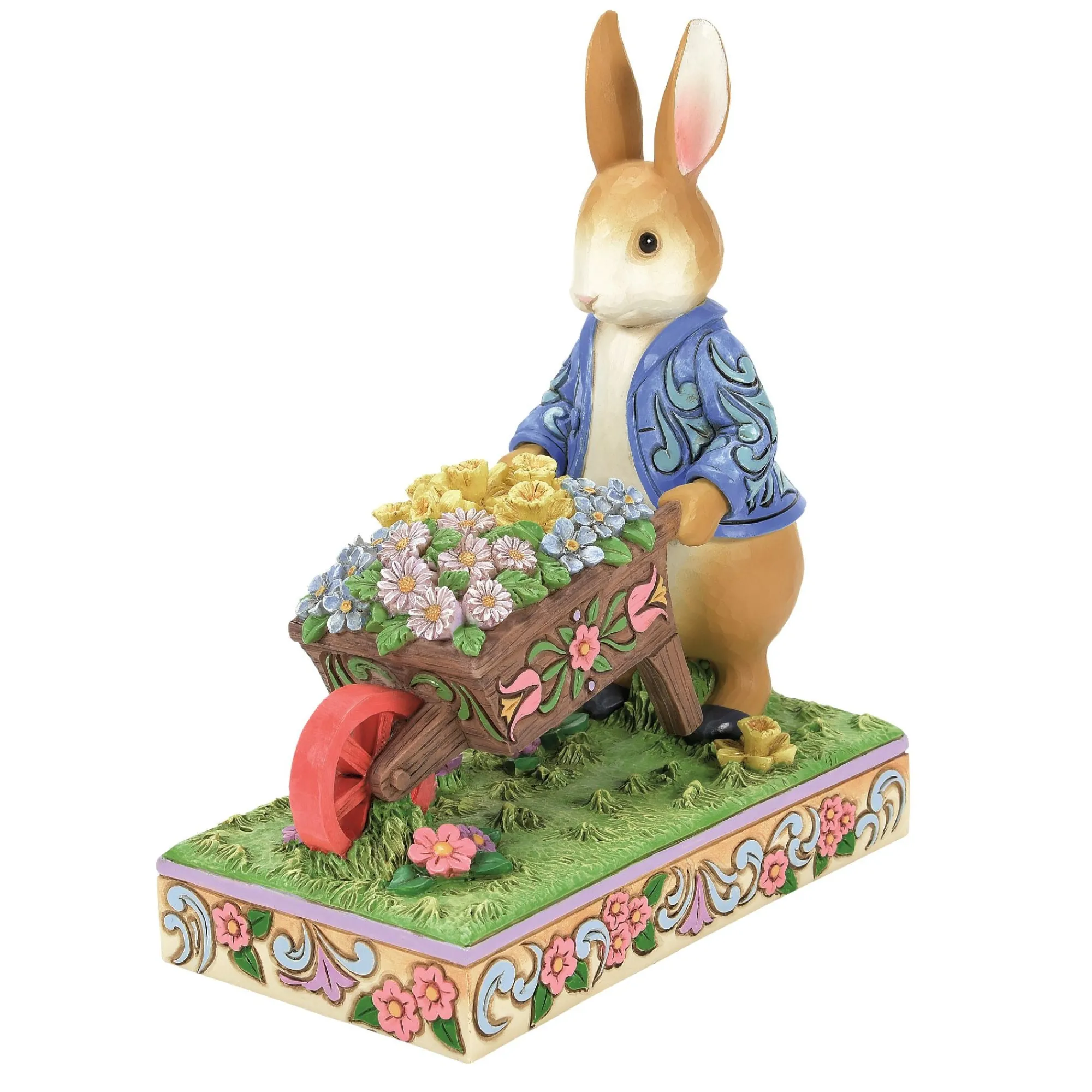 Enesco Gift Figurines | Peter Rabbit with Wheelbarrow