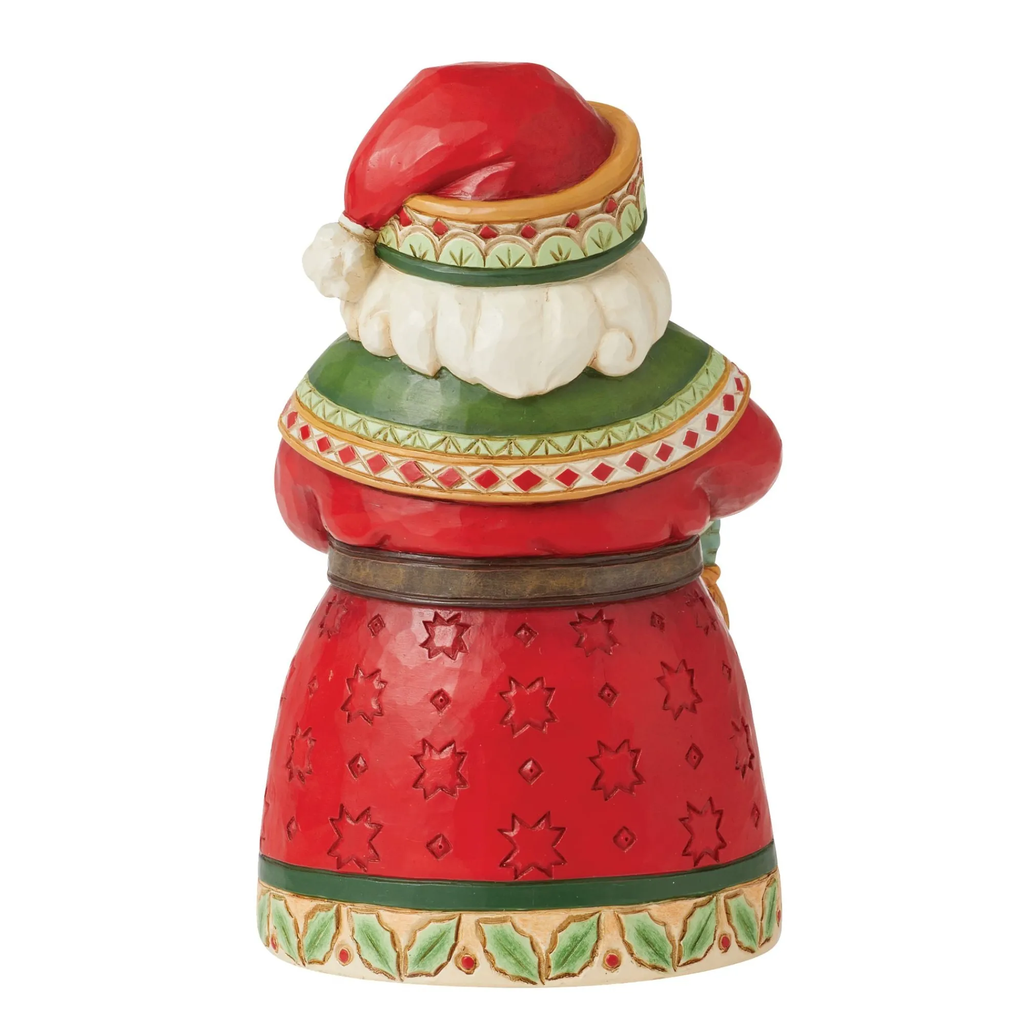 Enesco Gift Figurines | Santas | Pint Sized Santa with Cookies