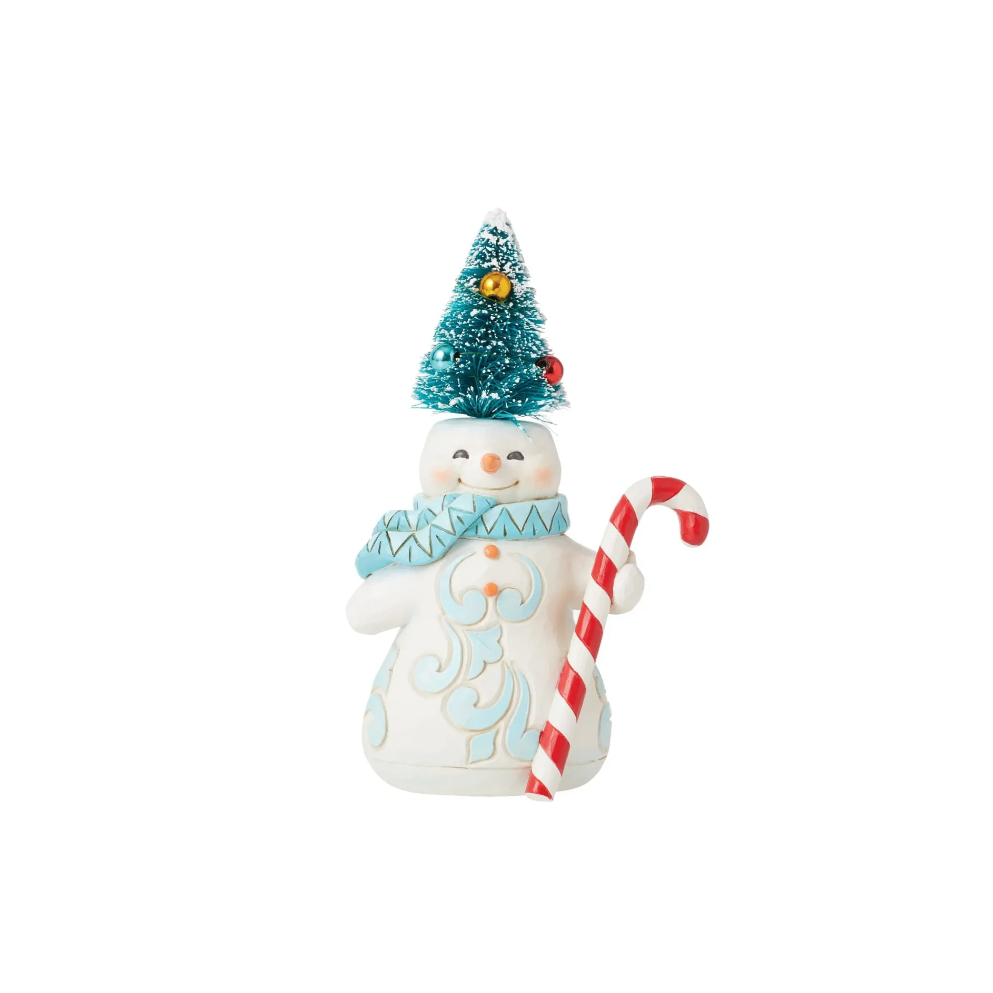 Enesco Gift Figurines | Santas | Pint Snowman Sisal Hat Fig