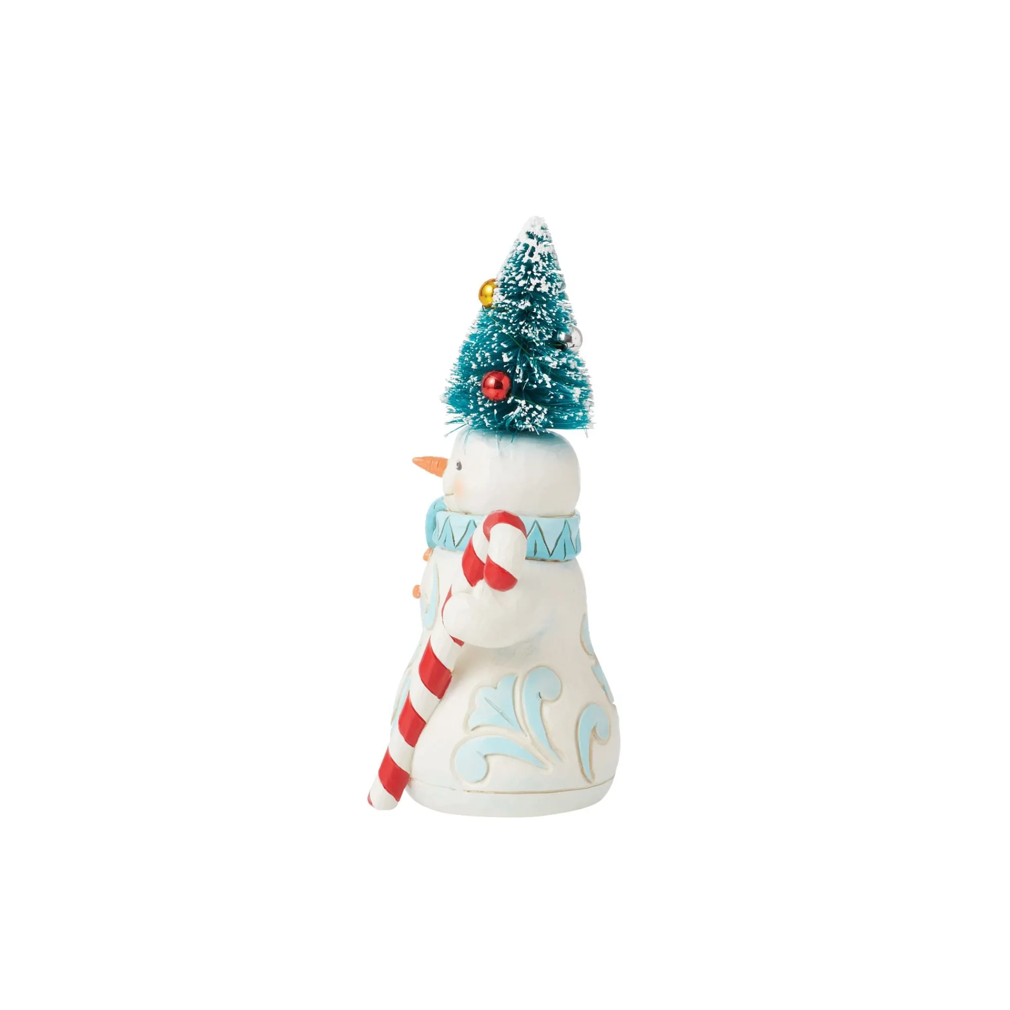 Enesco Gift Figurines | Santas | Pint Snowman Sisal Hat Fig