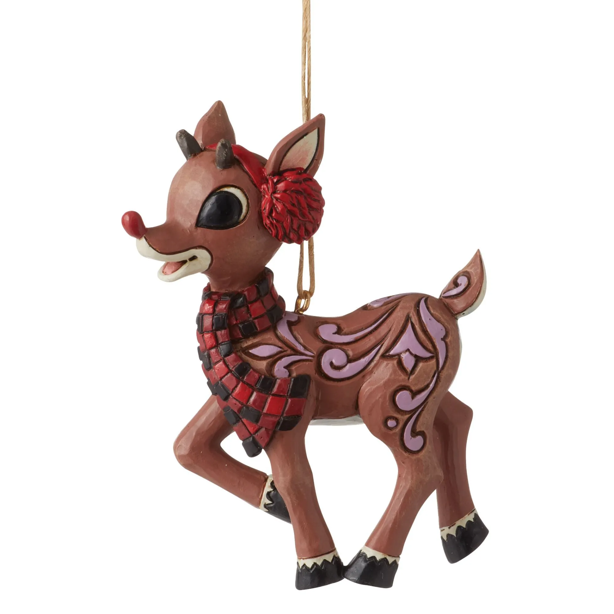 Enesco Gift Ornaments | Rudolph with Earmuffs Ornament