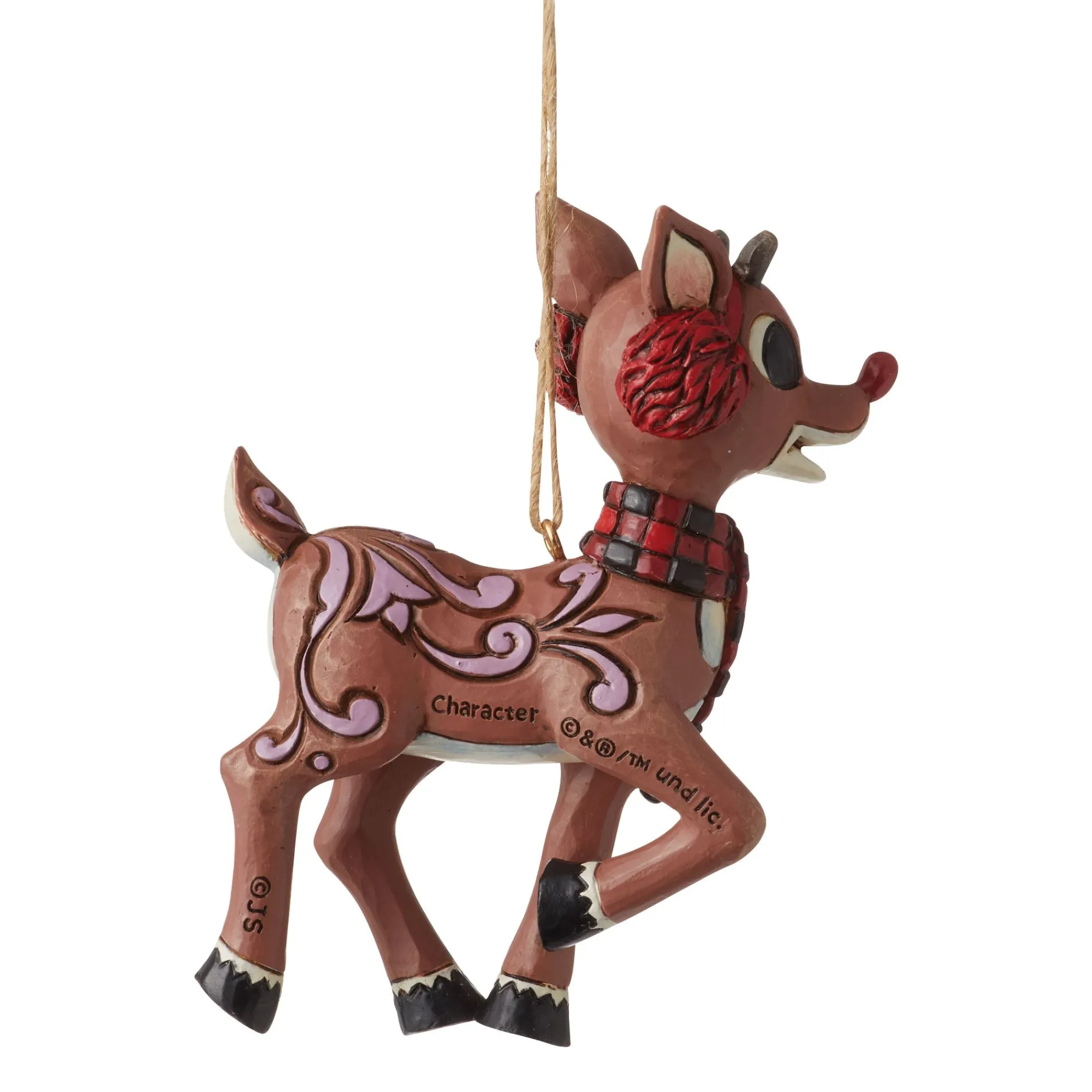 Enesco Gift Ornaments | Rudolph with Earmuffs Ornament