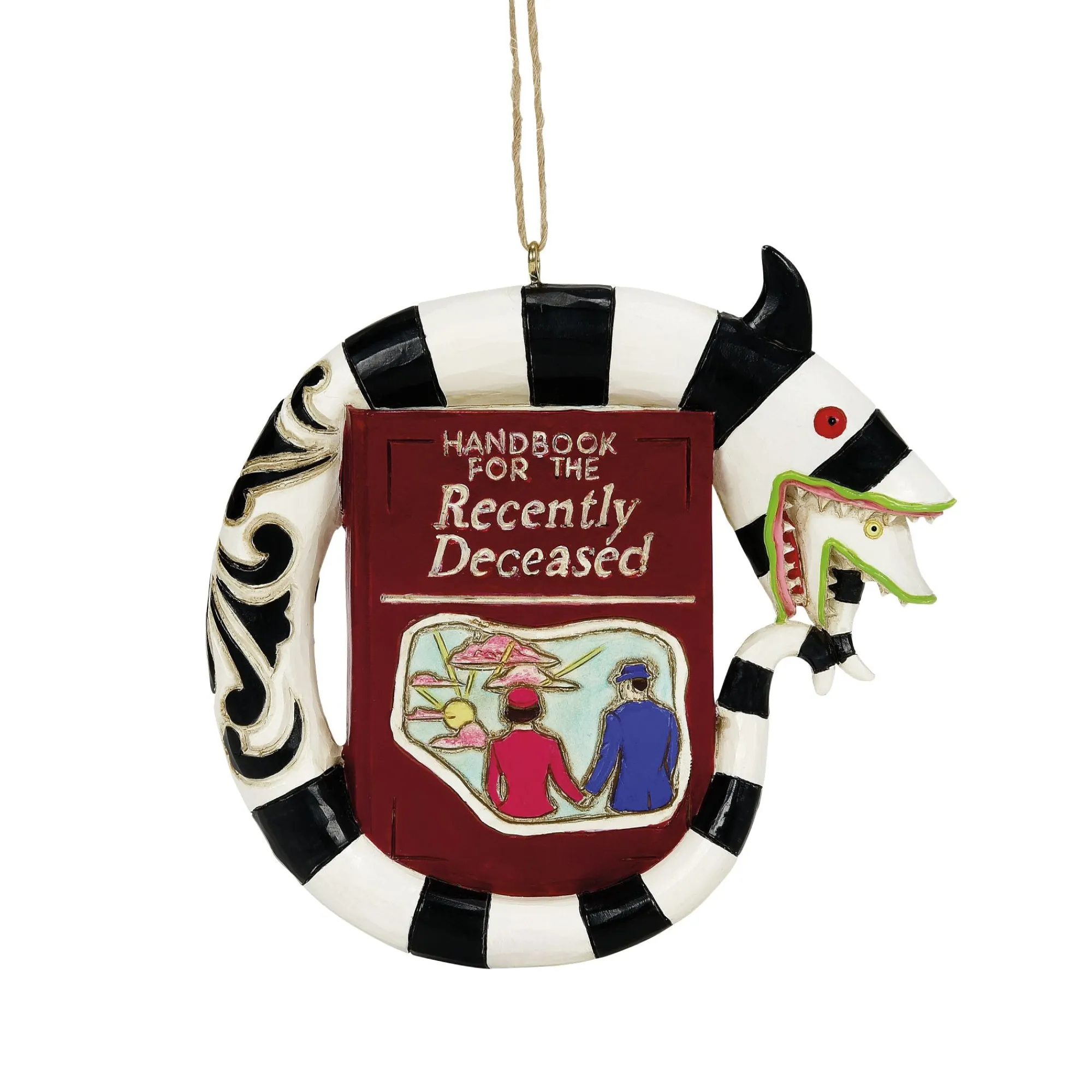 Enesco Gift Ornaments | Sand Worm & Book Ornament