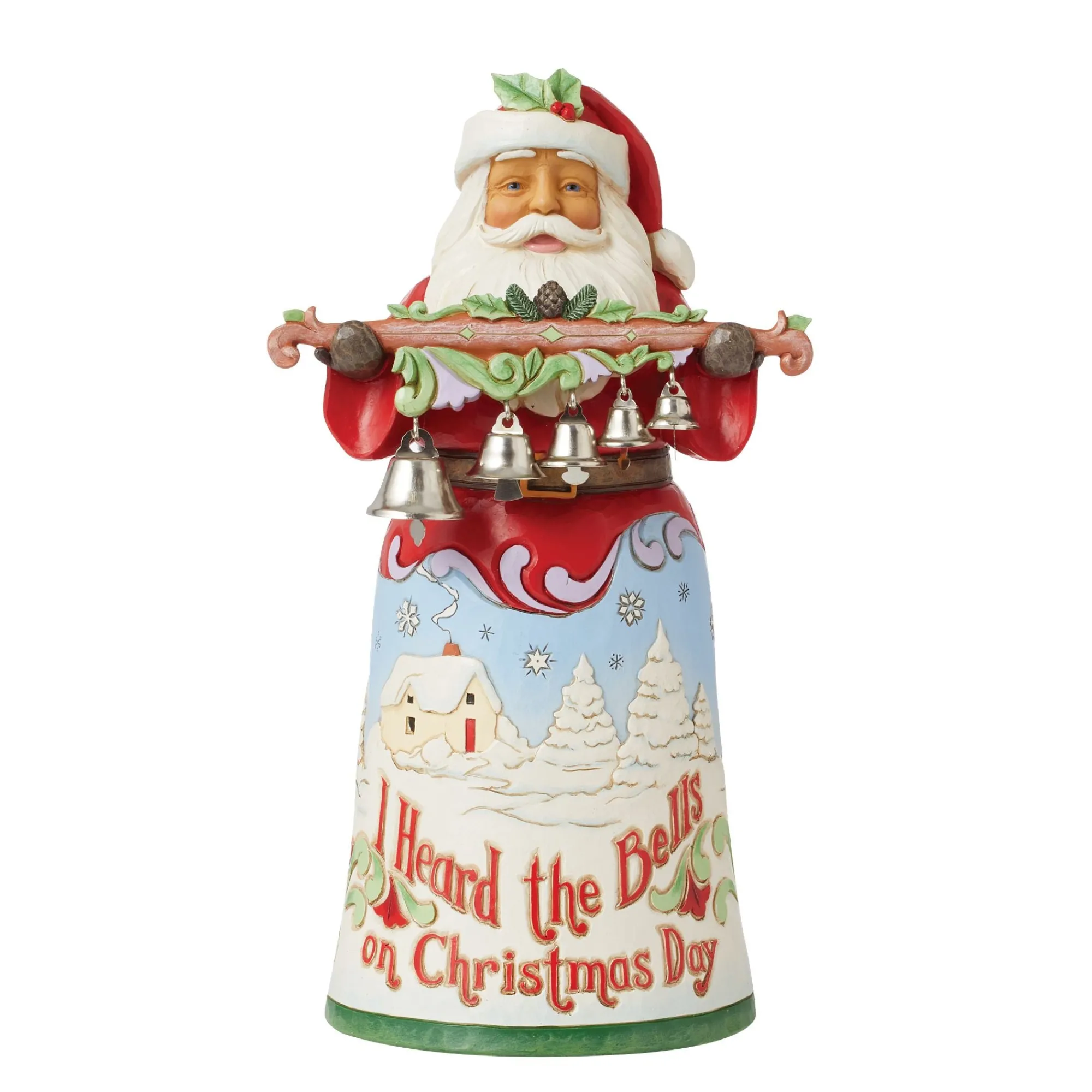 Enesco Gift Figurines | Santas | Santa Song Series Figurine