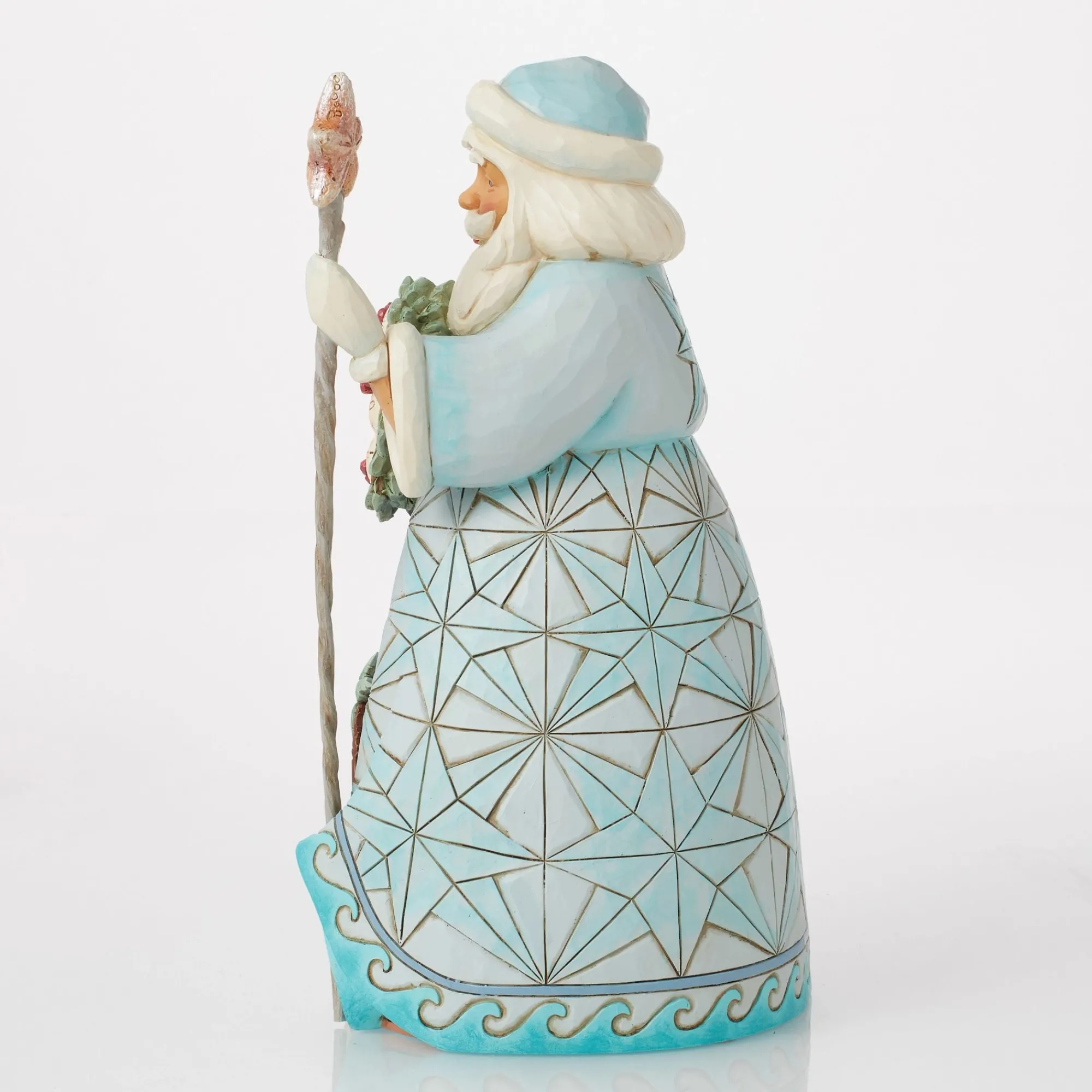 Enesco Gift Figurines | Santas | Santa with Sand Dollar Fig