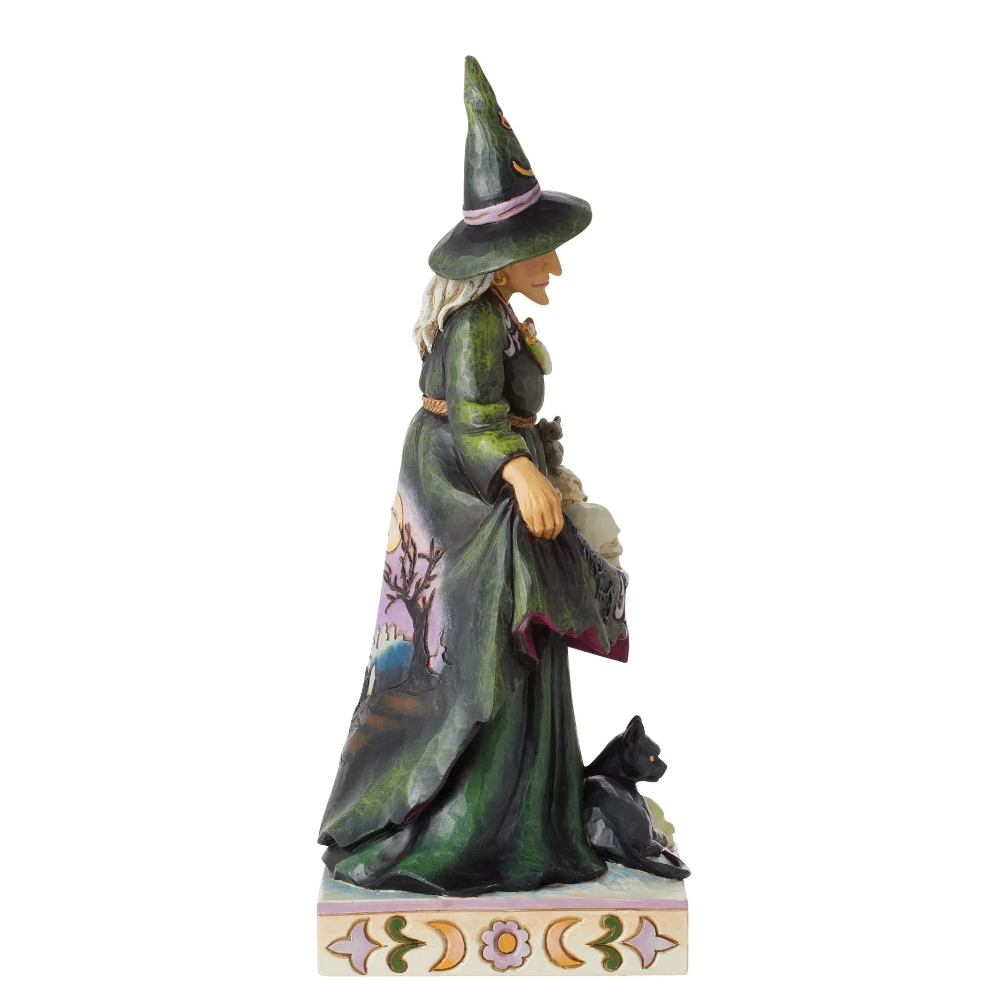 Enesco Gift Figurines | Scary Witch Skulls Skirt Fig