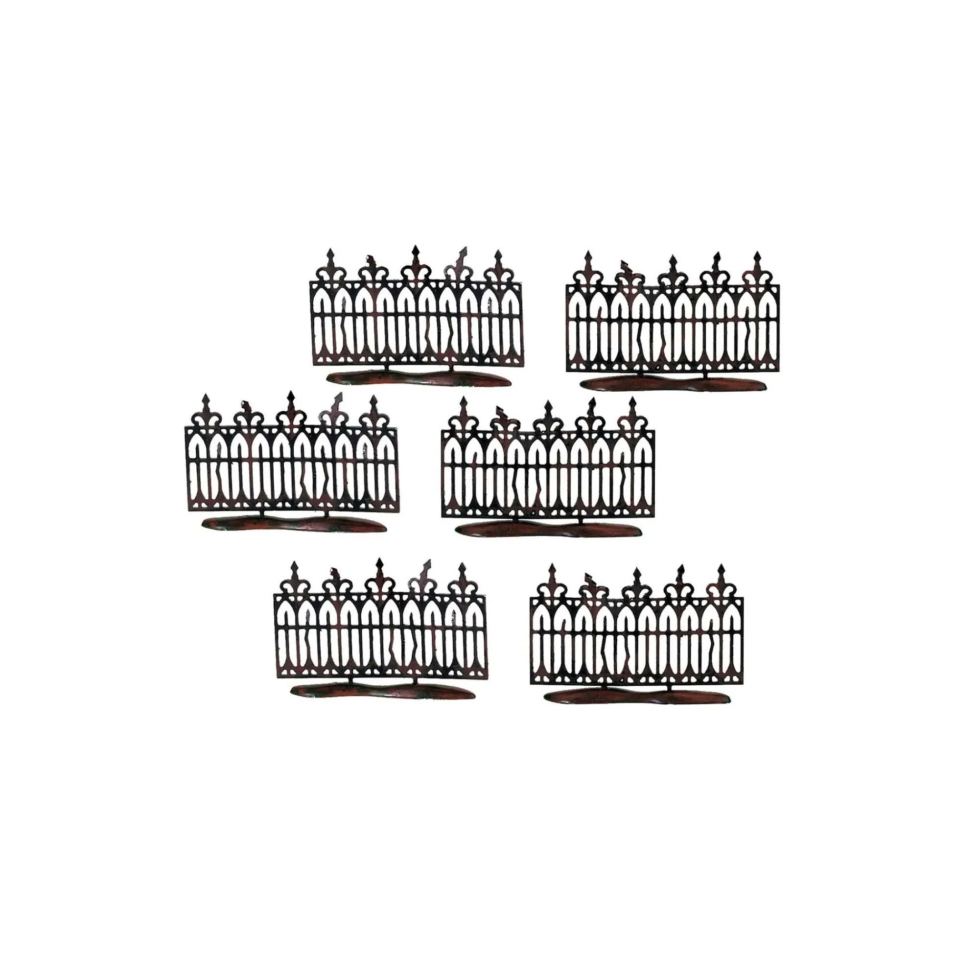Department 56 Village Parts And Accessories | Spooky Wrought Iron Fence