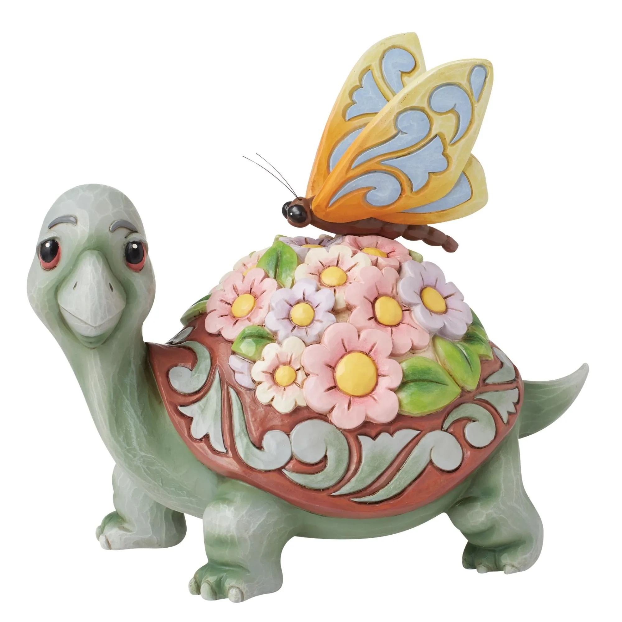 Enesco Gift Figurines | Turtle Flowers and Butterfly