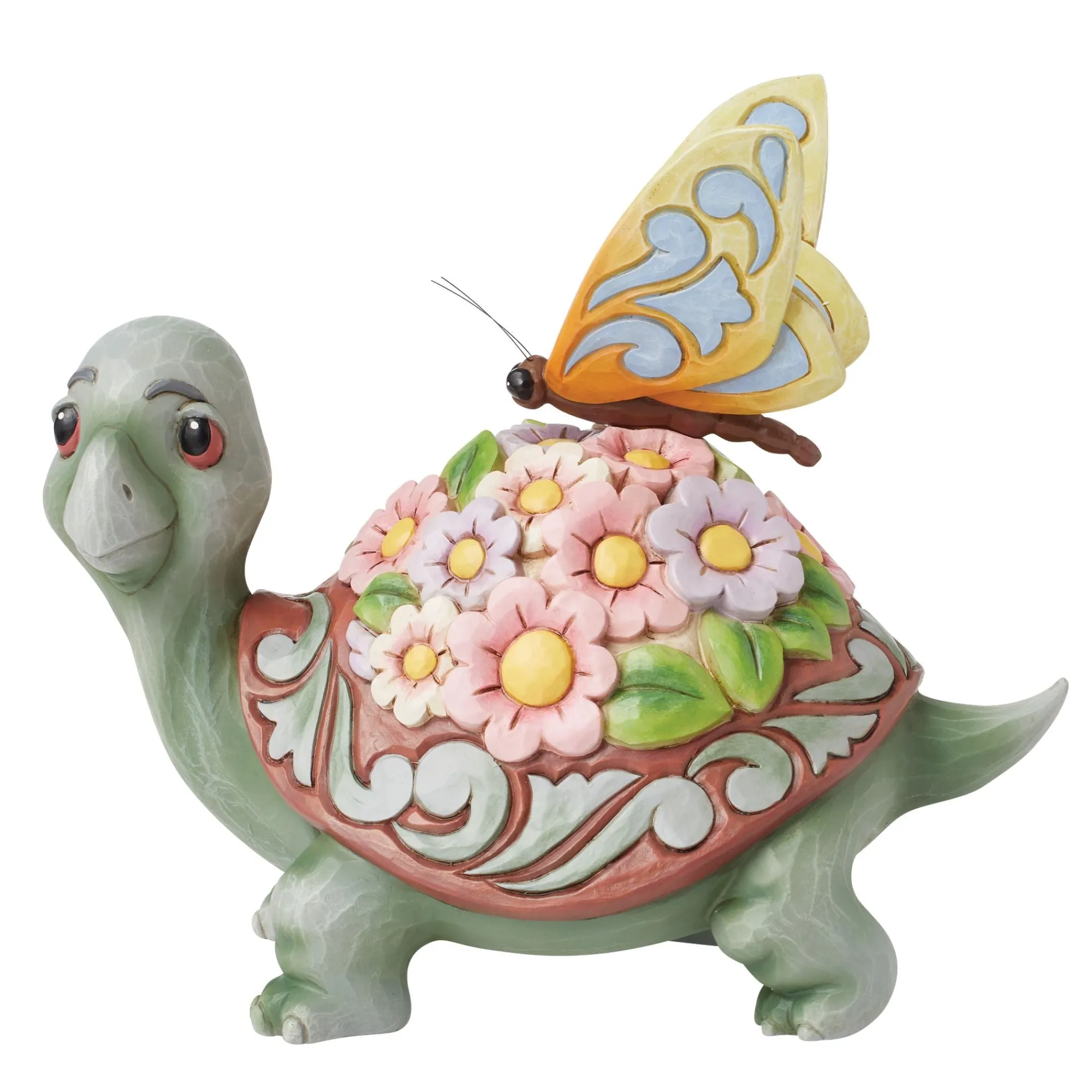 Enesco Gift Figurines | Turtle Flowers and Butterfly