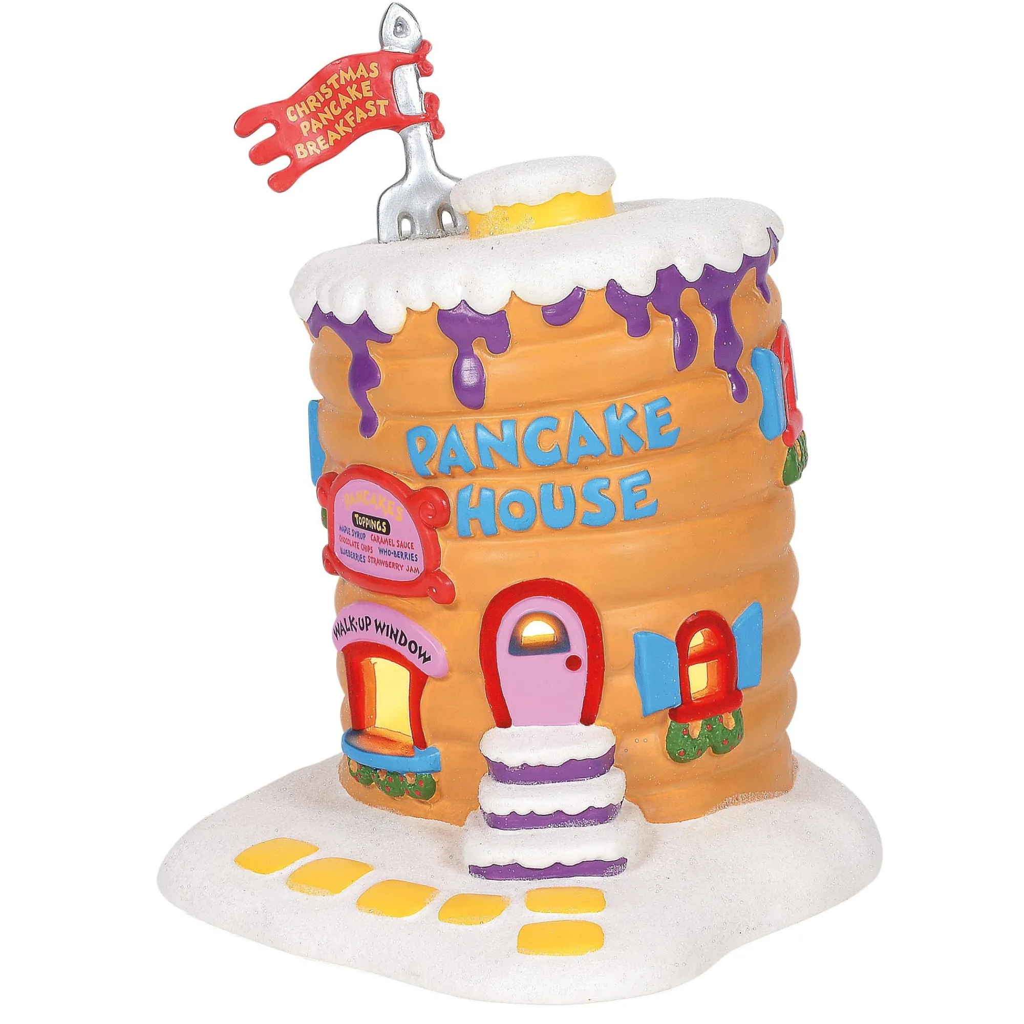 Department 56 Village Lighted Buildings | Who-Ville Pancake House