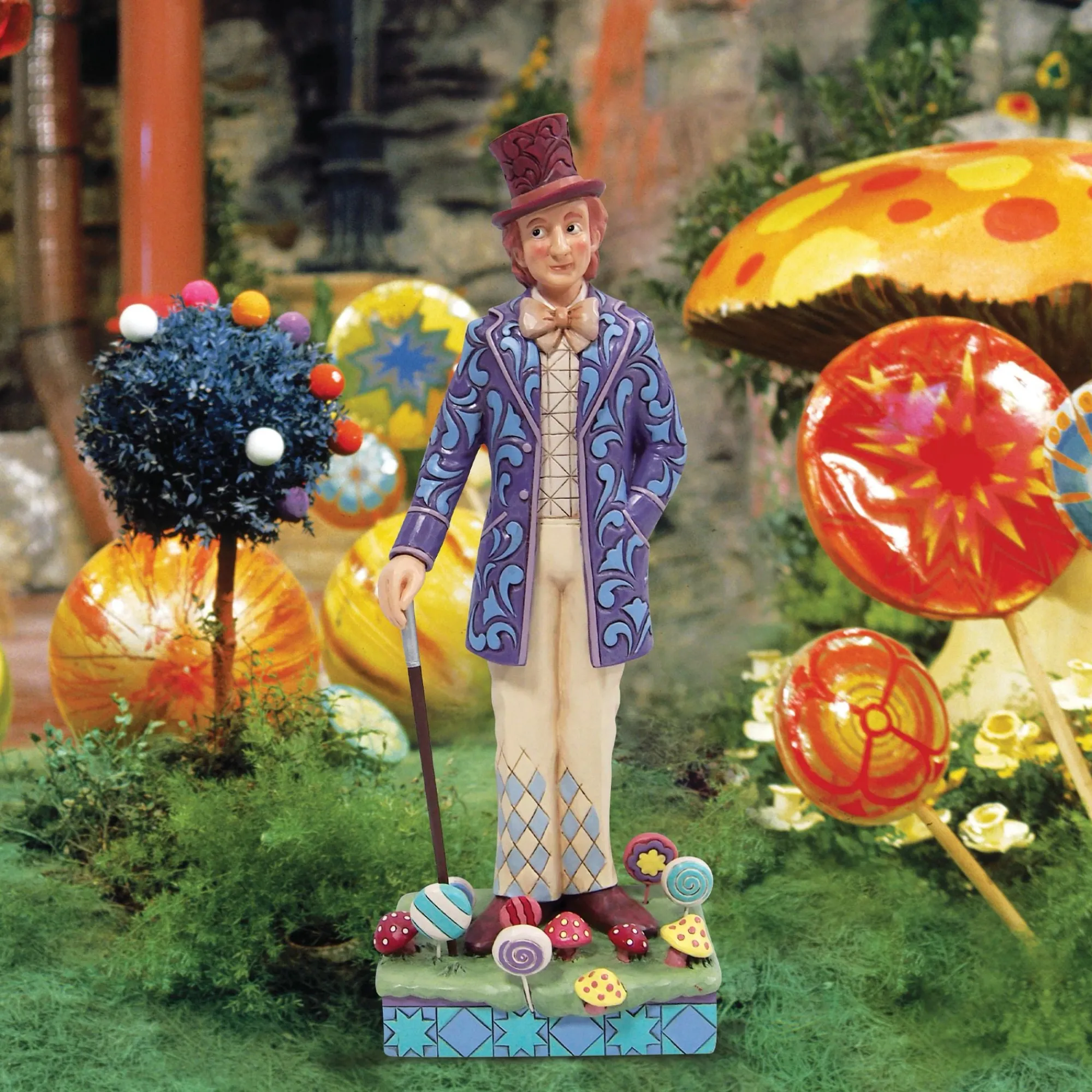 Enesco Gift Figurines | Willy Wonka with Cane